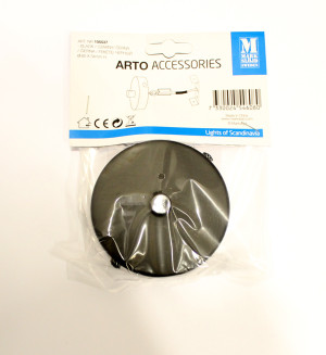 Podsufitka Markslojd Arto czarna metalowa 8,5 cm 105537