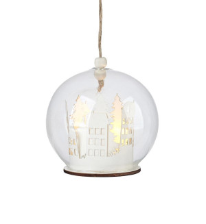 Dekoracja stołowa Markslojd MYREN 704324 przezroczysta szklana 9 cm