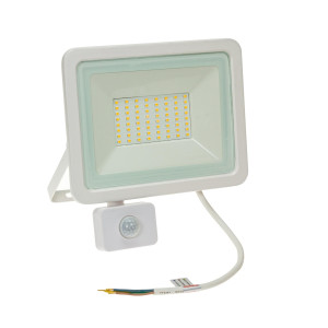 Noctis Lux 2 Smd 230v 50w Ip44 Cw White With Sensor