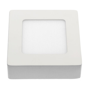 Algine Eco Led Square 230v 6w Ip20 Cw Sufitowe Biała Ramka Natynkowa