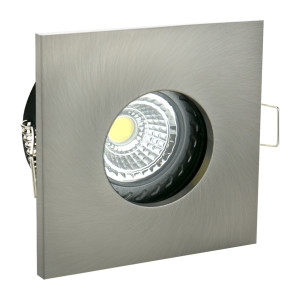 Fiale Iv Gu10 Square Silver Ip65