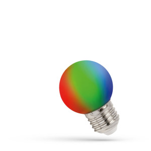 Led Kulka E-27 230v 1w Rgb Spectrum