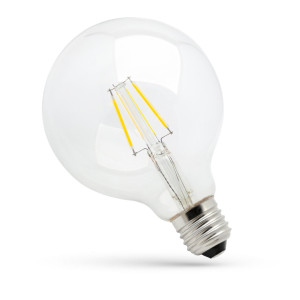 Led Glob G95 Cog E-27 230v 4w Ww Clear Spectrum