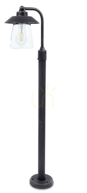 Słupek oświetleniowy ogrodowy Lutec CATE 7264210213 rdzawy industrialny E27 94,5 cm
