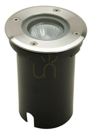Lampa najazdowa Lutec Berlin 7700511012 srebrna 35W 11x11 cm IP67