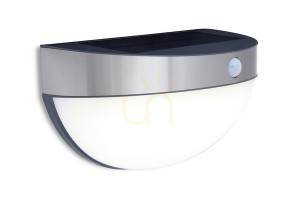 Kinkiet zewnętrzny solarny Lutec Bubble 6908701001 srebrny LED 2W IP44