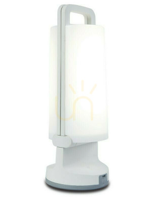 Lampa solarna stojąca Lutec Dragonfly biała LED 1W 4000K 28,1 cm 6904101331