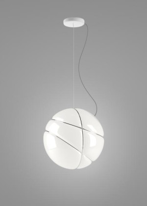 Lampa wisząca Fabbian Armilla F50 13W - biały oraz chrom - F50 A03 01