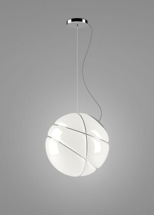 Lampa wisząca Fabbian Armilla F50 13W - biały oraz Srebrny - F50 A03 15