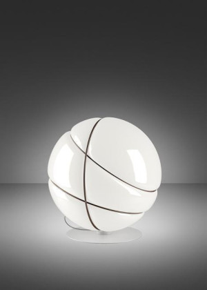 Lampa stołowa Fabbian Armilla F50 13W - Czerniony oraz biały - F50 B01 01