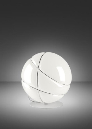 Lampa stołowa Fabbian Armilla F50 13W - biały oraz Srebrny - F50 B03 01