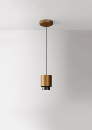 Lampa wisząca Fabbian Claque F43 20W 10cm - Brąz - F43 A01 76