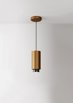 Lampa wisząca Fabbian Claque F43 20W 20cm - Brąz - F43 A04 76