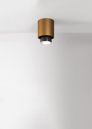 Reflektorek Fabbian Claque F43 20W 10cm - Brąz - F43 E02 76