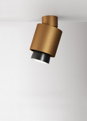 Reflektorek Fabbian Claque F43 20W Ruchomy - Brąz - F43 E07 76