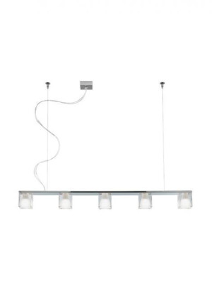 Lampa wisząca Fabbian Cubetto - Transparentny - D28 A05 00