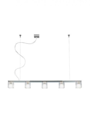 Lampa wisząca Fabbian Cubetto - Transparentny - D28 A06 00