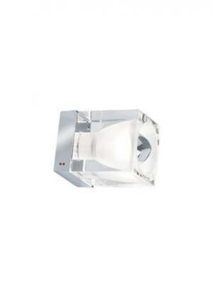 Lampa ścienna Fabbian Cubetto - Transparentny - D28 G01 00