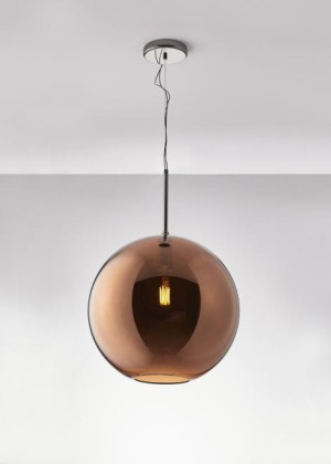 Lampa wisząca Fabbian Beluga Royal Ø40 - Brąz - D57 A61 41