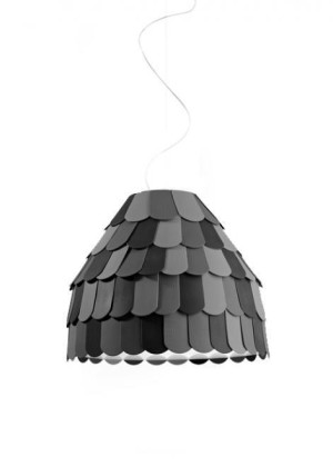 Lampa wisząca Fabbian Roofer F12 57cm - antracyt - F12 A01 21