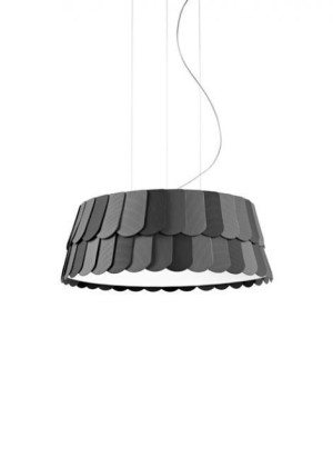 Lampa wisząca Fabbian Roofer F12 59cm - antracyt - F12 A05 21
