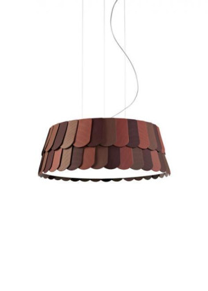 Lampa wisząca Fabbian Roofer F12 59cm - pomarańczowy - F12 A05 32