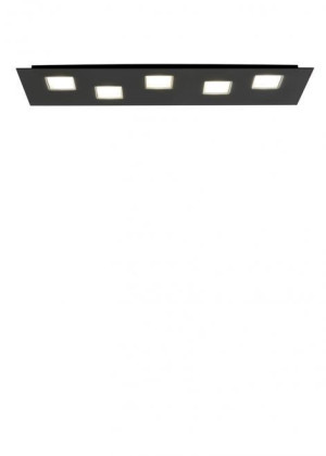 Oprawy nasufitowe Fabbian Quarter F38 5W 70x20cm - Czarny - F38 G11 02