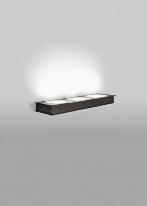 Kinkiet Fabbian Quarter F38 5W 33,5x10cm - Czarny - F38 G03 02