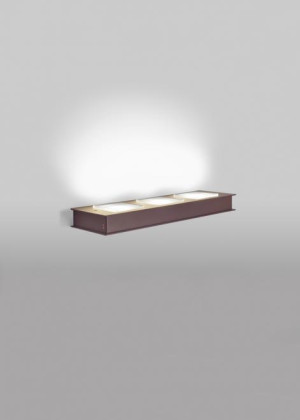 Kinkiet Fabbian Quarter F38 5W 33,5x10cm - Brąz - F38 G03 14
