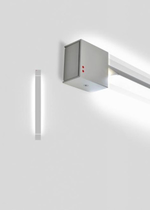 Kinkiet Fabbian Pivot F39 23W 2700K - Jasnoszary - F39 G02 75
