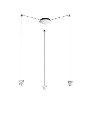Lampa wisząca Fabbian Tripla F41 3W 3 - Chromowany - F41 G02 11