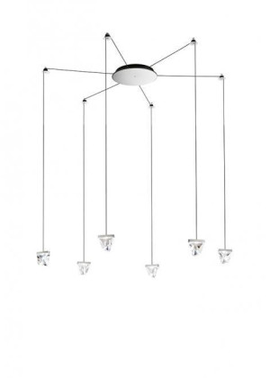 Lampa wisząca Fabbian Tripla F41 3W 6 - Chromowany - F41 G03 11