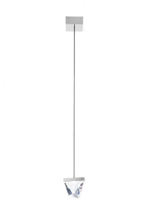 Lampa wisząca Fabbian Tripla F41 3W 2700K - Chromowany - F41 A02 11