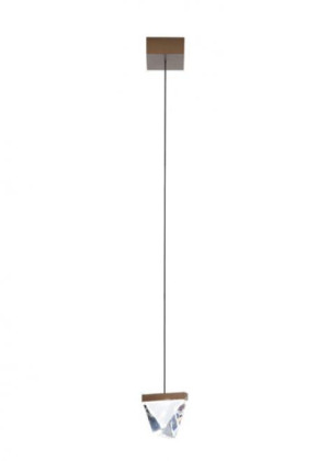 Lampa wisząca Fabbian Tripla F41 3W 2700K - Brąz - F41 A02 76
