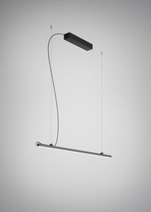 Lampa wisząca Fabbian Freeline F44 4W 1m - Czarny - F44 A02 02