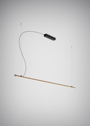 Lampa wisząca Fabbian Freeline F44 8W 2m - Brąz - F44 A04 76