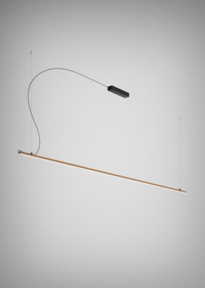 Lampa wisząca Fabbian Freeline F44 2W 3m - Brąz - F44 A06 76