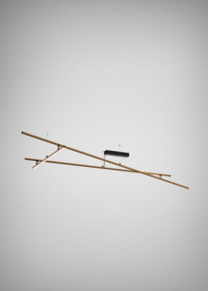 Plafon Fabbian Freeline F44 4W 3000K - Brąz - F44 E01 76