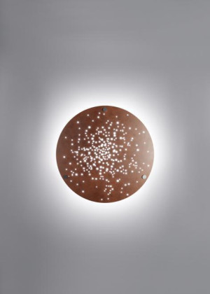Kinkiet Fabbian Lens F46 45W 60cm - Rdzawy - F46 G01 56