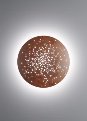 Kinkiet Fabbian Lens F46 86W 90cm - Rdzawy - F46G03 56