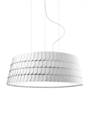 Lampa wisząca Fabbian Roofer F12 119cm - Biały - F12 A09 01