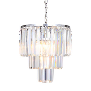 Lampa wisząca Zuma Line CHR 17106/3+1- AMEDEO WISZĄCA CHROM/CHROME