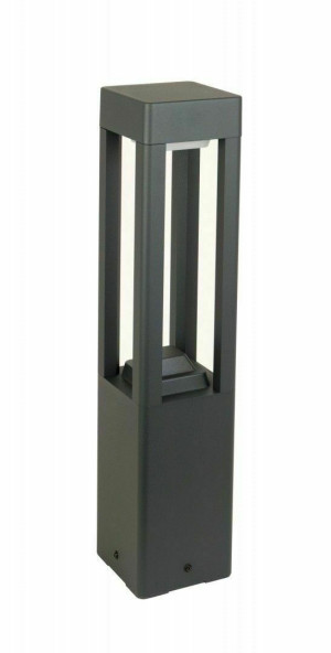 Lampa stojąca ogrodowa SU-MA Fan Kwadrat 50 cm ciemny popiel GX53 FKW-500