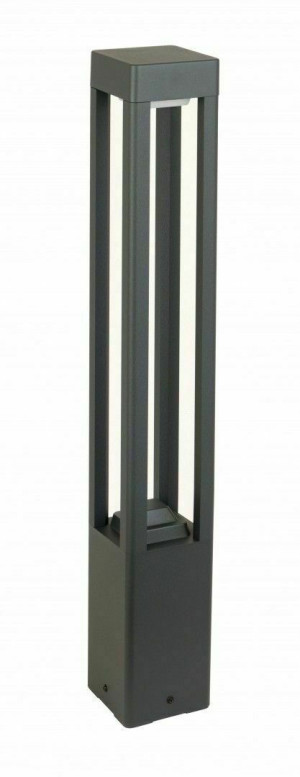 Lampa stojąca ogrodowa SU-MA Fan Kwadrat 80 cm ciemny popiel GX53 FKW-800