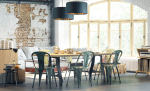 Leather - niebieska lampa wisząca, tkanina aksamitna, złoto E27 60W