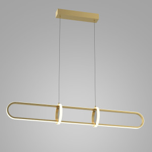 Złota Lampa Wisząca Cerrila LED