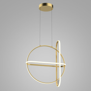 Złota Lampa Wisząca Cerrila LED