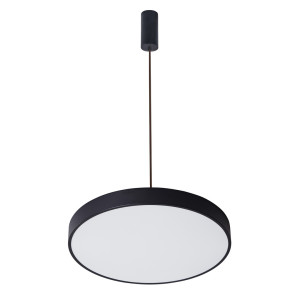 Czarna Lampa Wisząca Orbital LED