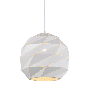Biała Lampa Wisząca Palermo E27