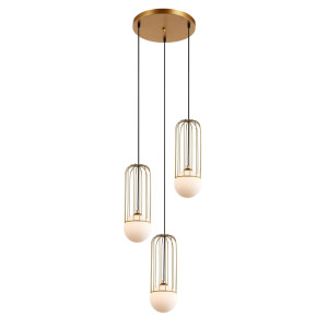 Nowoczesna Lampa Wisząca Simon G9 3-punktowa